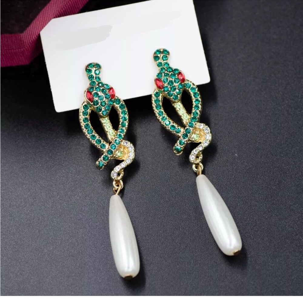 Sexy Snake Serpent Earrings